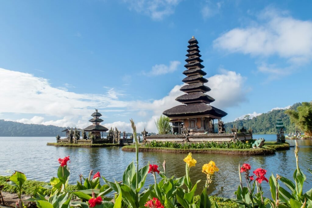 Pura Ulun Danu Bratan temple on Lake Bratan, Bali